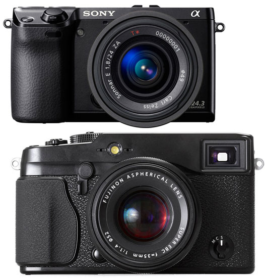 sony nex-7 vs fuji x-pro1 x1