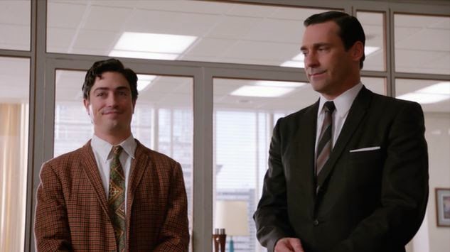 Don Draper competes with Michael Ginsberg