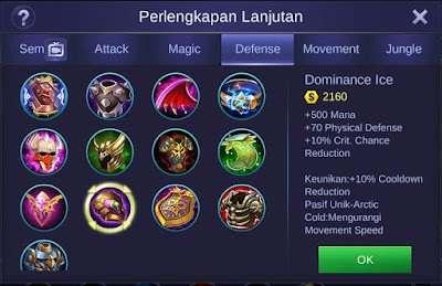 Dominance Ice Mobile Legends