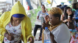 Dayo Amusa Nollywood Yoruba actress behind the scenes music video shoot k