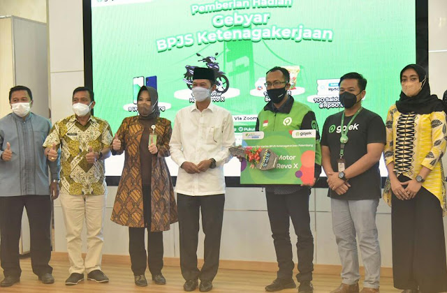 Walikota Palembang Apresiasi Kerja Sama Gojek Bersama BPJS Ketenagakerjaan