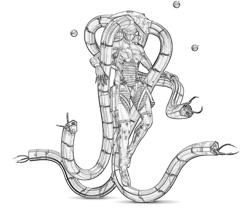 metal-gear-solid-laughing-octopus-characters-coloring-pages