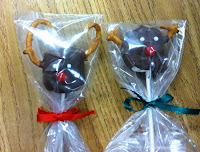 Chocolate Covered Marshmallow Reindeers