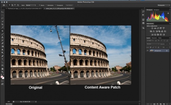 Photoshop CS6 Content-aware move