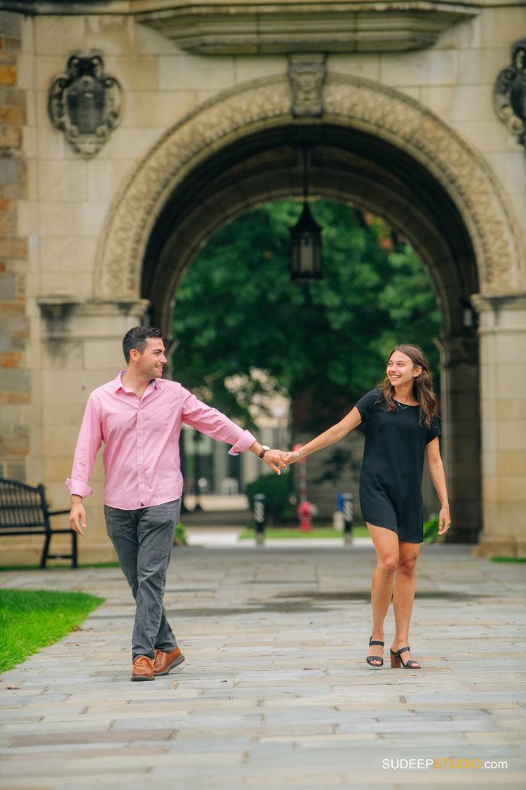 Surprise Wedding Proposal Photography University of Michigan Law Quad by SudeepStudio.com Ann Arbor Wedding Photographer