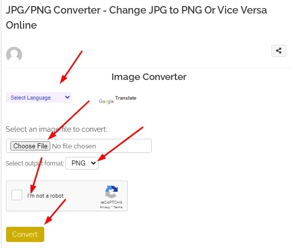 JPG/PNG Converter - Change JPG to PNG Or Vice Versa Online