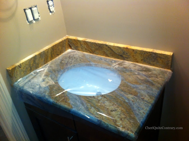 Cheri Quite Contrary: House Building - Yellow River Granite Update