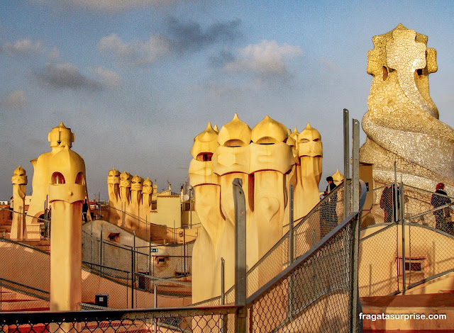 La Pedrera de Gaudí em Barcelona