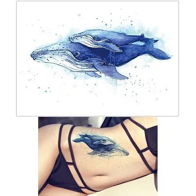 Animal Temporary Tattoo for Women Body