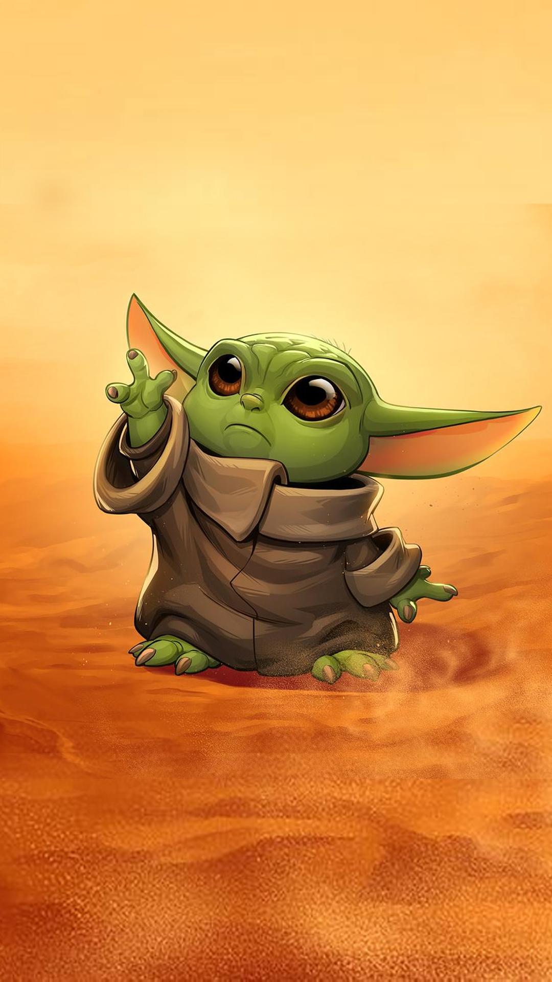 The child Baby  Yoda  background wallpapers 