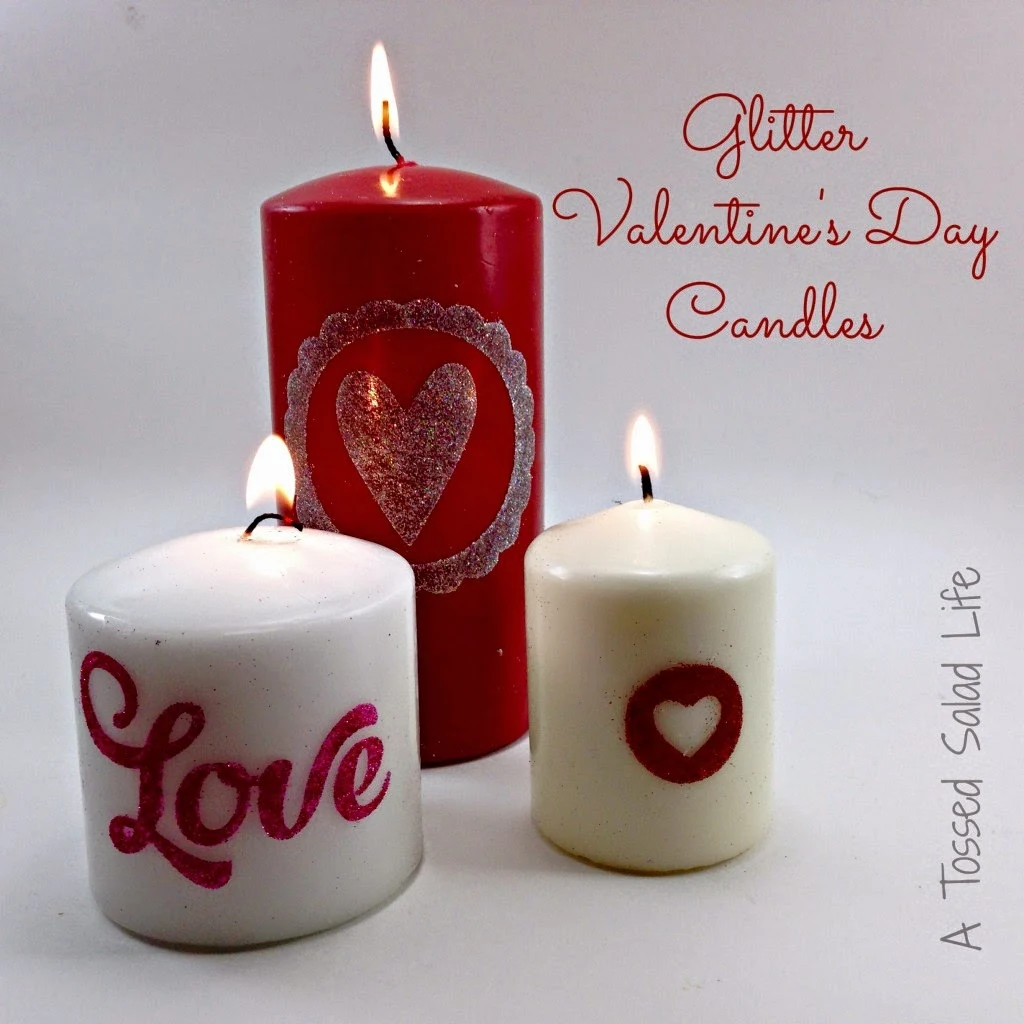 Silhouette, Silhouette project, valentine's day, project idea, candles