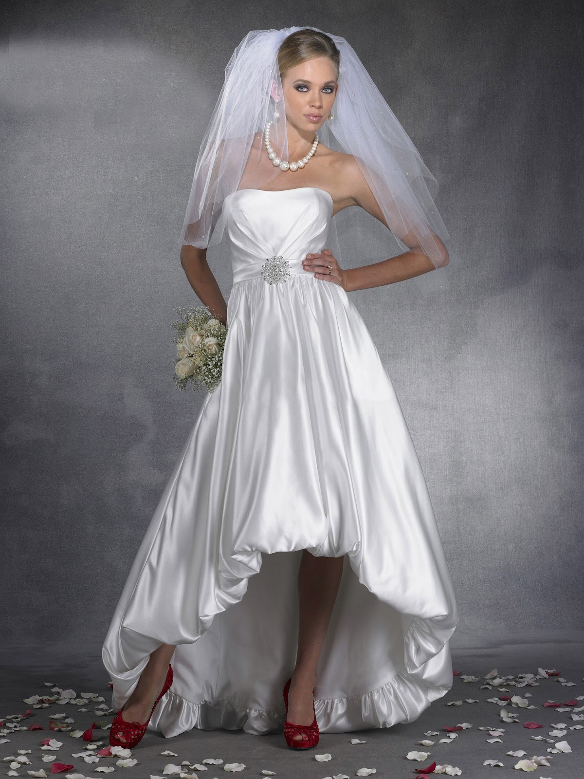 beautiful high low wedding dresses 2012