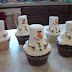 Marshmallow Snowman Cupcakes