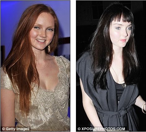 lily cole tattoo. Moody makeover: Lily, seen on