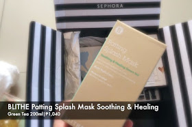 BLITHE Patting Splash Mask Soothing and Healing Green Tea 200ml