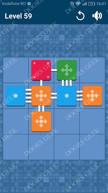 Connect Me - Logic Puzzle Level 59 Solution, Cheats, Walkthrough for android, iphone, ipad and ipod