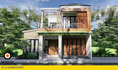 desain atap rumah minimalis 7x9