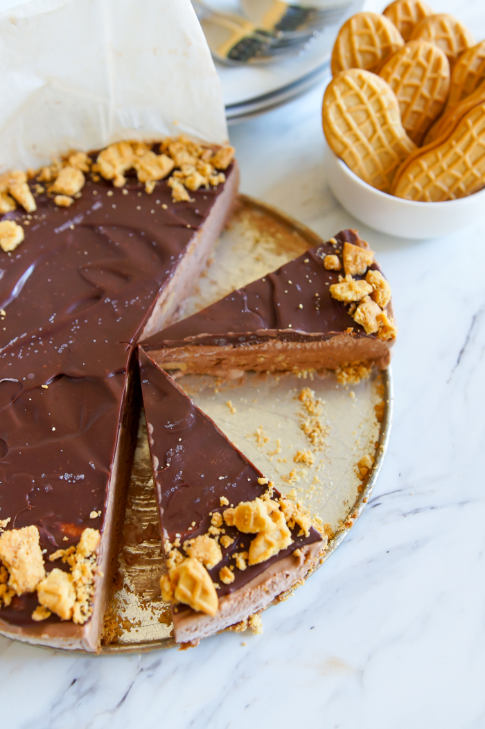 Chocolate Peanut Butter Ice Cream Pie