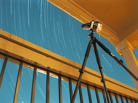 star trails and camera