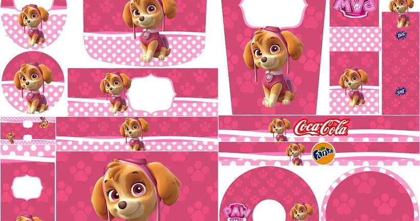 skye of paw patrol free printable candy bar labels oh my fiesta in english