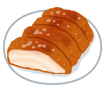 鶏の照り焼きのイラスト