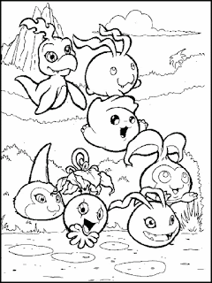 Desenhos do Digimon para Colorir