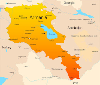 Carte de Armenie Departement
