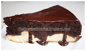 Chocolate Cake with Cheesecake