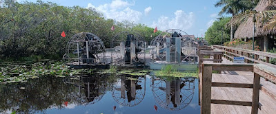 Hidrodeslizadores típicos de los Everglades.