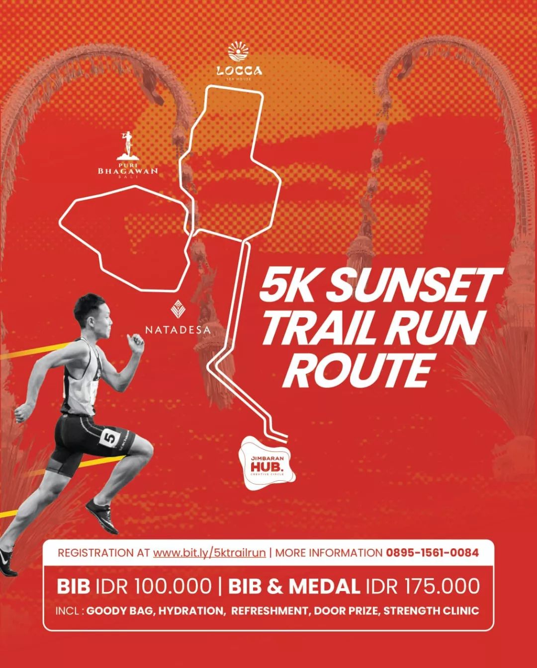 Rute 👟 Sunset 5K Trail Run • 2024