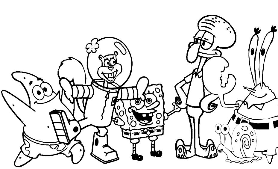 Spongebob Coloring Sheets 5Crexkbmi