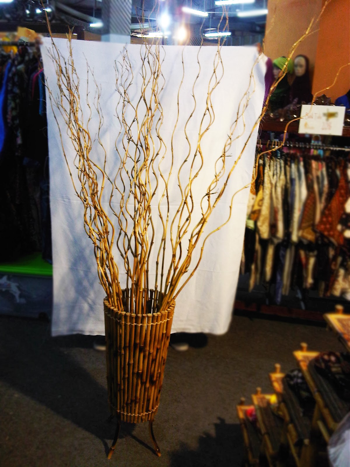 Waroeng Opera Indonesian Craft Vas Bunga Bambu