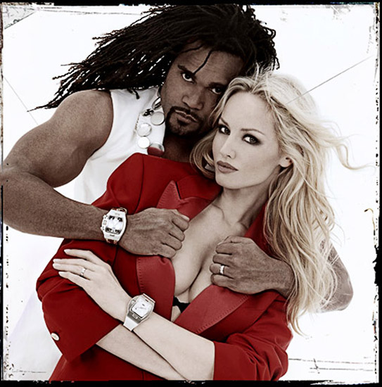 Christian Karembeu y Adriana Karembeu