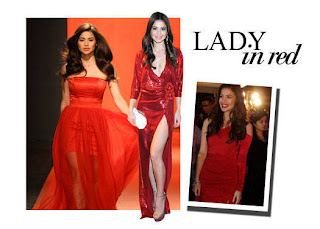 Anne Curtis in red gown