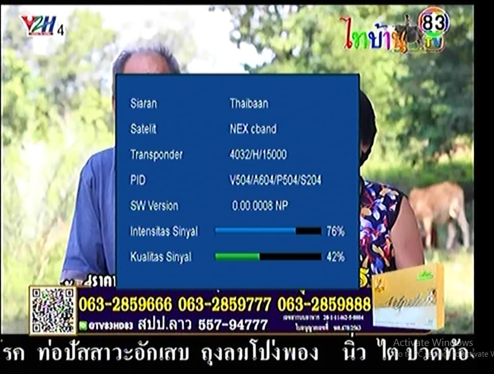 Nomor Frekuensi TV Thailand Terbaru 2021-2022