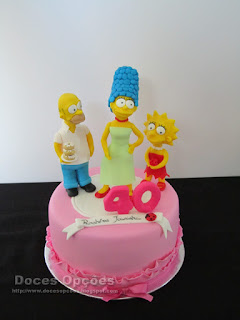 cake birthday The Simpsons