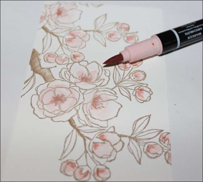 Stempel Motiv colorieren Technik 06 Stempel Motiv colorieren Technik 06