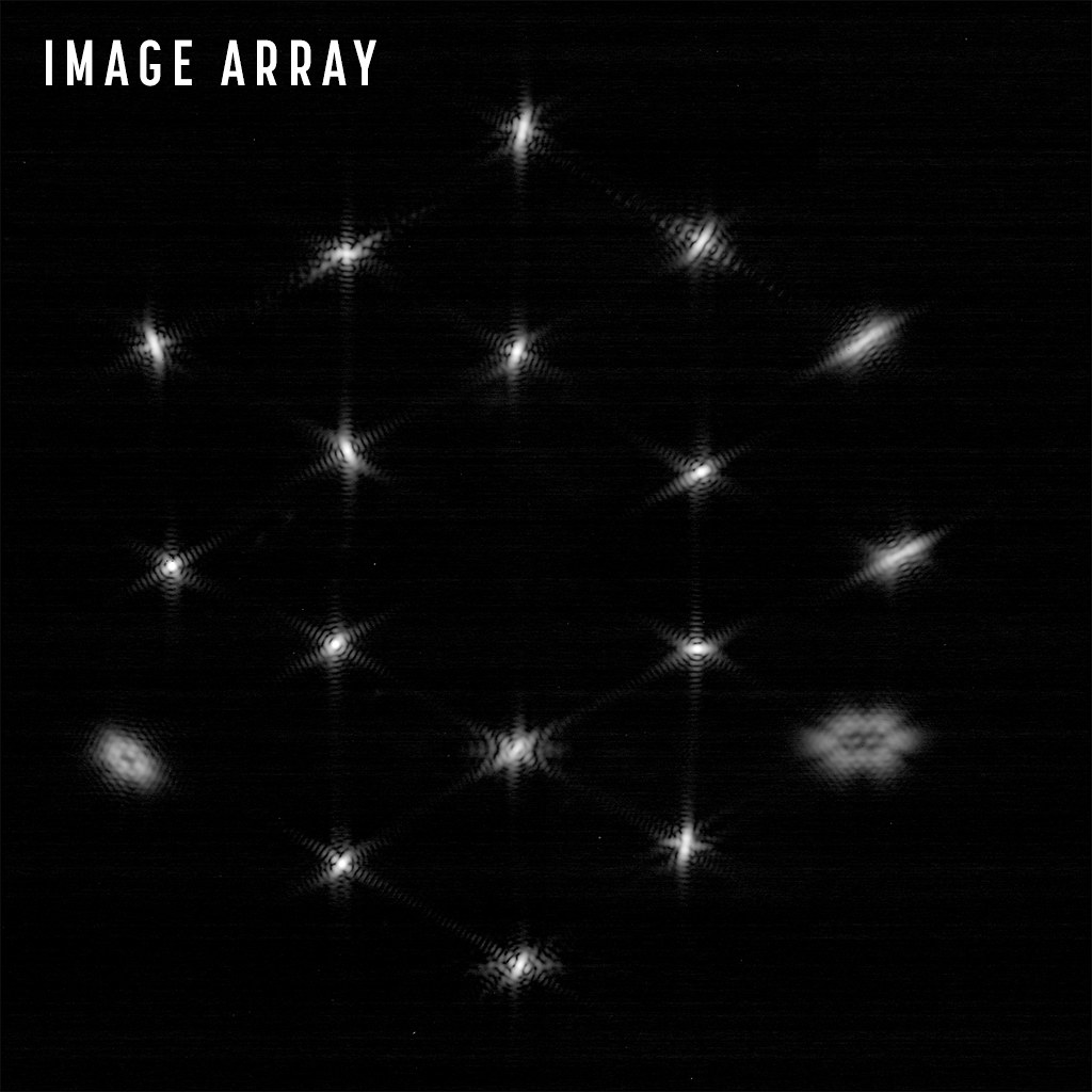 Webb Telescope Alignment Image Array