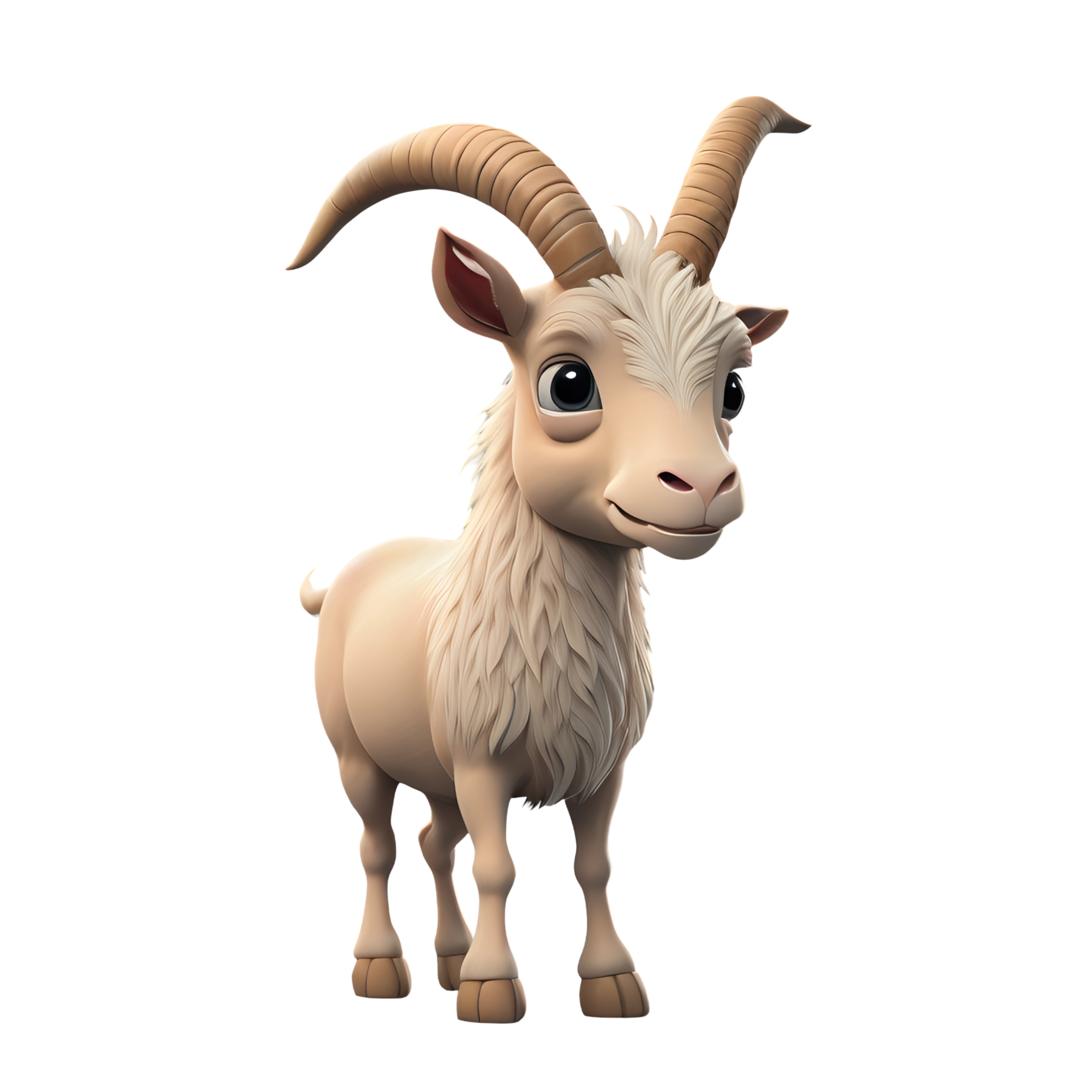 Goat cartoon character