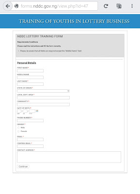All About NDDC Training of Graduates in Lottery Business: How to Apply and Print With Your Phone