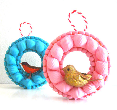 Mod and Mint: Easy Craft Tutorial - Christmas bird ornaments