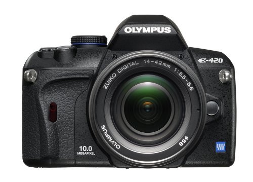 Olympus Evolt E420 10MP Digital SLR Camera with 14-42mm f/3.5-5.6 Zuiko Lens