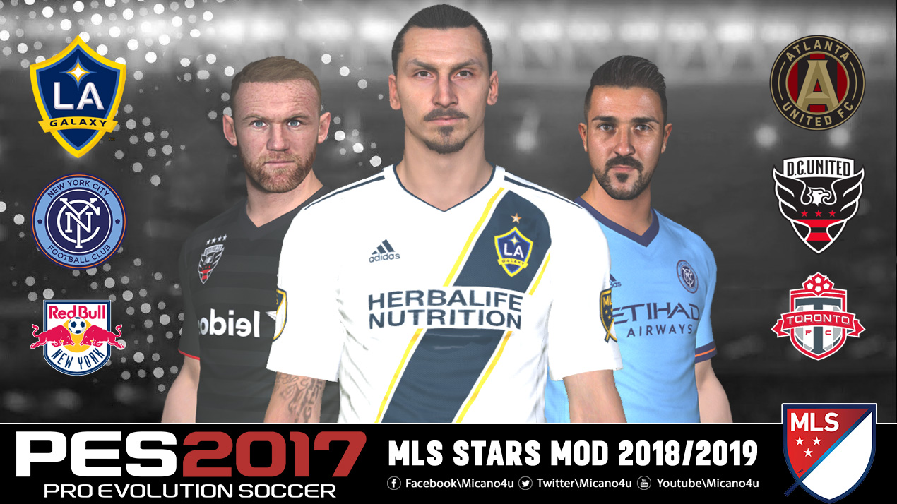 Pes 2017 Mls Stars Mod 2018/2019 Genkstersoftware