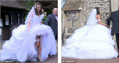 Watch   Gypsy Wedding on The Front Of Her Dress Appears To Have Fallen Off  Oh  I Forgot  It S