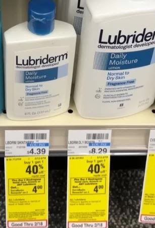 Almost FREE Lubriderm CVS Deals