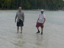 Brad and Eric Laschever, walking on water.