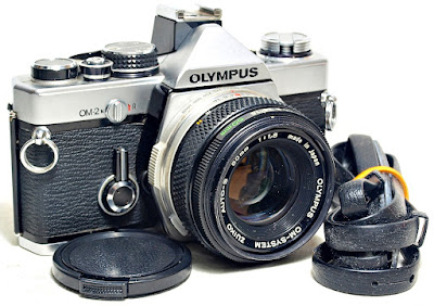 Olympus OM-2n (Chrome) Body #101, Zuiko Auto-S 'MIJ' 50mm 1:1.8 #902