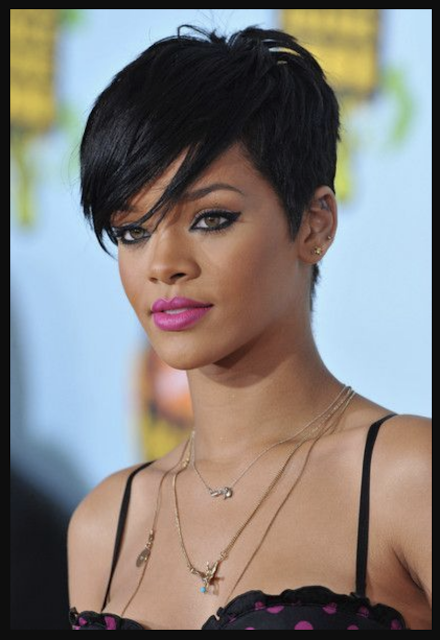Rihanna short hair 2019