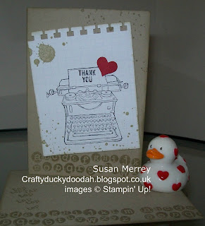 Stampin' Up! Made by Susan Simpson Independent Stampin' Up! Demonstrator, Craftyduckydoodah!, Tap Tap Tap, Gorgeous Grunge, 