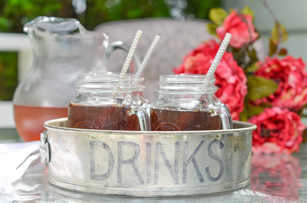 Create this DIY Metal Serving Tray from a repurposed springform pan! { anderson + grant for Craftberry Bush }